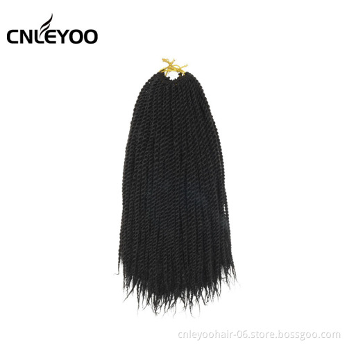 2021 Factory Grey Senegalese Twist Crochet Braids 12 Inch Small Senegalese Twist Braiding Hair Extension For Women